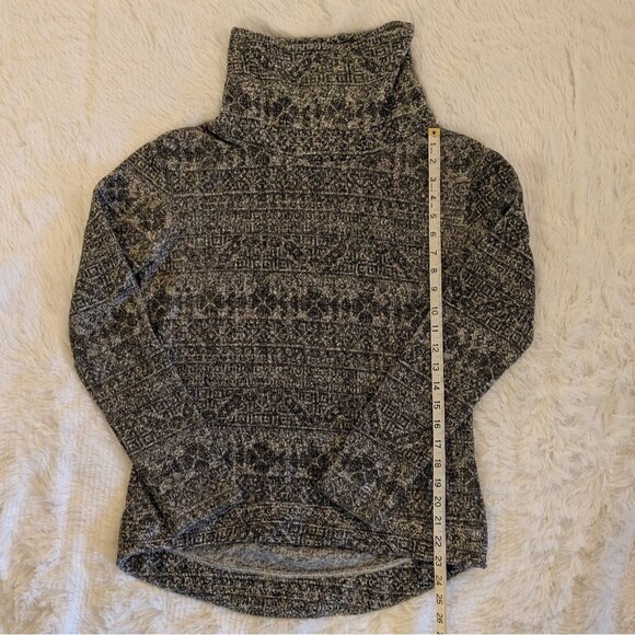 Columbia Sweater Season Fair Isle Pullover Funnel Neck Womens S Fall Winter Ski - Picture 6 of 11